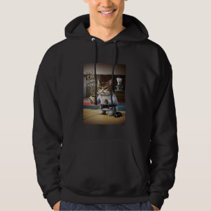 Katze, Kaffee, Chokes. In dieser Reihenfolge! Wick Hoodie