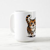 Katze Kaffeetasse (Vorderseite Links)