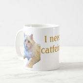 Katze Kaffeetasse (Vorderseite Links)
