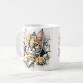 Katze Kaffeetasse (Vorderseite Links)