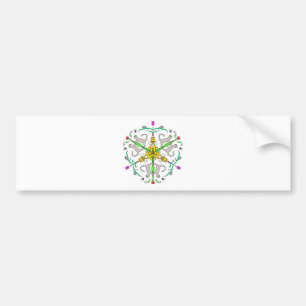 Katze kaliedoscope autoaufkleber