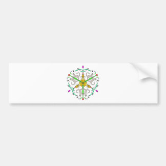 Katze kaliedoscope autoaufkleber