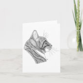 Katze Karte (Vorderseite)