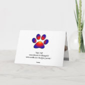 KATZE KARTE (Rückseite)