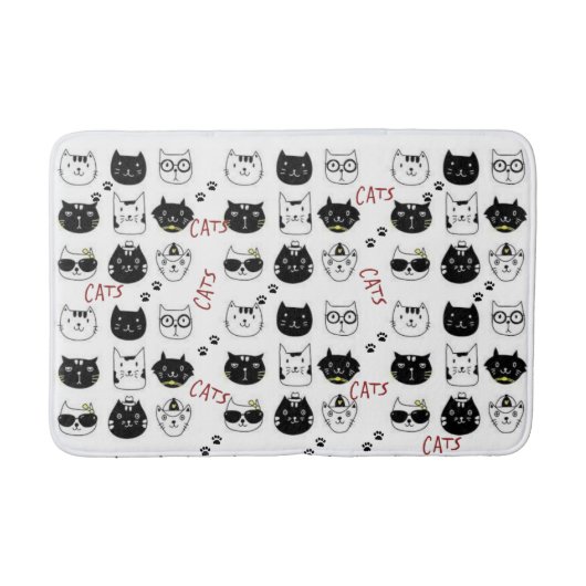 Katze Kätzchen Badezimmer Badezimmer Matte (Vorderseite)