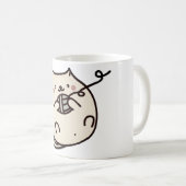 Katze, Kätzchen, Ball Kaffeetasse (VorderseiteRechts)