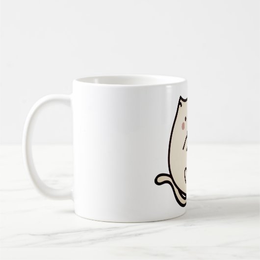 Katze, Kätzchen, Ball Kaffeetasse (Links)