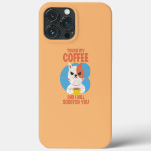 Katze Kätzchen berühre meinen Kaffee und wird dich Case-Mate iPhone Hülle