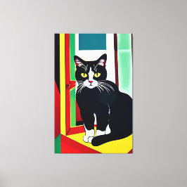 Katze/Kätzchen Canvas drucken Leinwanddruck