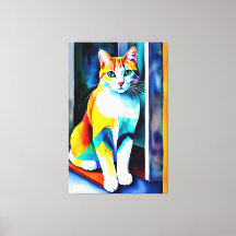 Katze/Kätzchen Canvas drucken