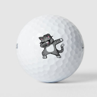 Katze Kätzchen Dab Kapuzenpullover Golfball