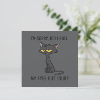 Katze Kätzchen Habe ich meine Augen laut verdreht