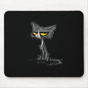 Katze Kätzchen Habe ich meine Augen laut verdreht  Mousepad