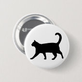 Katze Kätzchen Hauskatze ist Mustache Tomcat. Button (Vorne & Hinten)