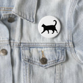 Katze Kätzchen Hauskatze ist Mustache Tomcat. Button (Beispiel)