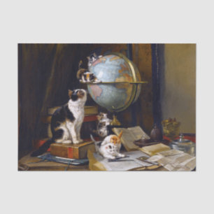 Katze & Kätzchen • Henriette Ronner-Knip (1821-190 Seidenpapier