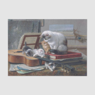 Katze & Kätzchen • Henriette Ronner-Knip (1821-190 Seidenpapier