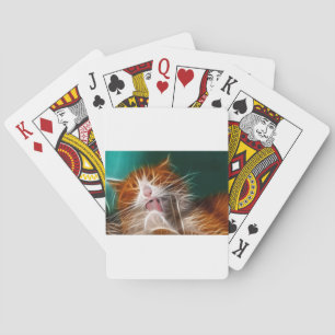 Katze Kätzchen Kätzchen süßes Haustier schnurren m Spielkarten