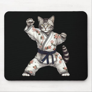 Katze Kätzchen Kitty Karate Taekwondo Kickboxen Mousepad