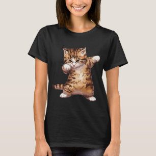 Katze Kätzchen Lustig Cool Tanz Kitty T-Shirt