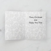 Katze, Kätzchen, Weihnachten, Rettung, Foto Feiertagskarte (Innenseite)