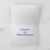 Katze, Kätzchen, Weihnachten, Rettung, Foto Feiertagskarte (Innenseite)