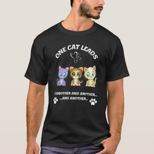 Katze Katze Kätzchen Kater T-Shirt (Vorderseite)