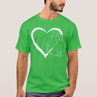 Katze Katze Katze Herzkatzenbesitzer Niedliches Ka T-Shirt
