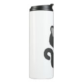 Katze Katze Katze Katze Katze Tiere Hauskatze. Thermosbecher (Nach links gedreht)