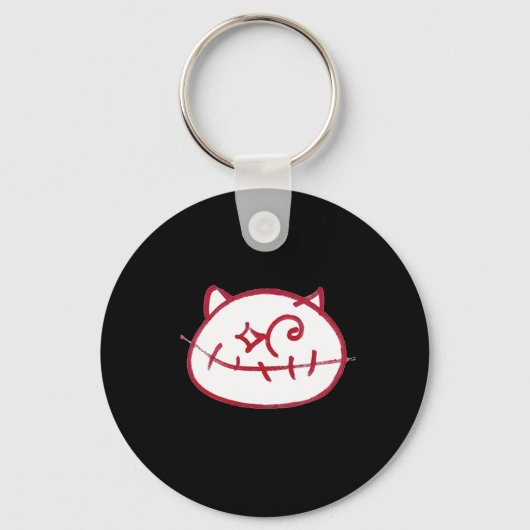 Katze Katze Lover Mama Vater Katze Lady Schlüsselanhänger (Vorderseite)