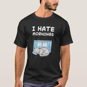 Katze Katzen Nickerchen Schlafend Schlaf Pyjama Py T-Shirt