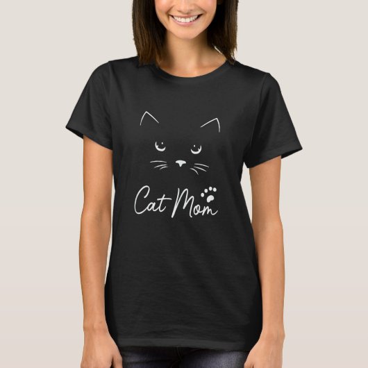 Katze  Katzenmutter Kitty Mutter Damen T-Shirt (Vorderseite)