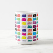 Katze Kawaii Muster Kaffeetasse (Mittel)
