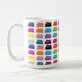 Katze Kawaii Muster Kaffeetasse (Links)