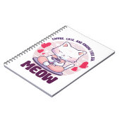 Katze - Kawaii Notizblock (Linke Seite)