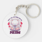 Katze - Kawaii Schlüsselanhänger (Rückseite)