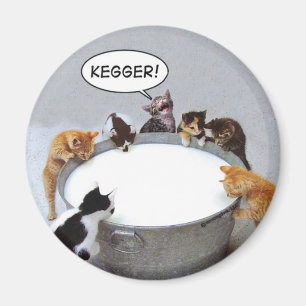 Katze Kegger Magnet