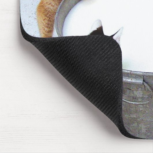 Katze Kegger Mousepad (Ecke)