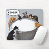 Katze Kegger Mousepad (Mit Mouse)
