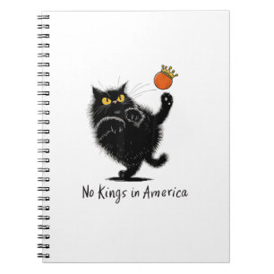 Katze Keine Könige In Amerika Wir Das Volk Politis Notizblock