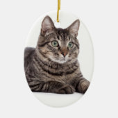 Katze Keramik Ornament (Vorne)