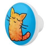 Katze Keramikknauf (Rechts)