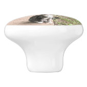 Katze Keramikknauf (Seitenansicht)