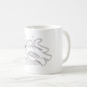 Katze Kitsa Perogie Pyrohy Varenyky Ukrainisch Kaffeetasse (VorderseiteRechts)