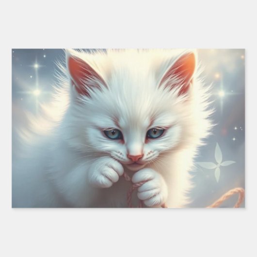 Katze / Kitten Geschenkpapier Set (Vorderseite 2)