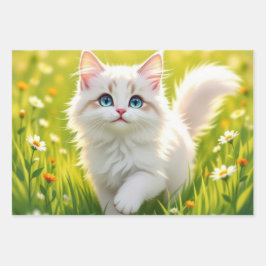 Katze / Kitten Geschenkpapier Set