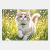Katze / Kitten Geschenkpapier Set (Vorderseite 3)