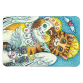 KATZE, KITTEN & MAUSANGELN IN HEAVEN, HALO & WINGS MAGNET (Horizontal)