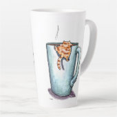 Katze klettert milchtasse (Rechte Ecke)