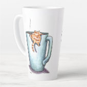 Katze klettert milchtasse (Linke Ecke)
